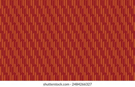 Geometric pattern design. Abstract fabrics textures. Batik motif in red background.