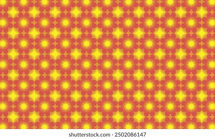 Geometric pattern design. Abstract fabrics texture. Random lines motif in orange and yellow background.