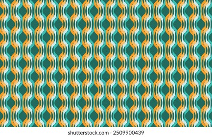 Motif géométrique. texture de tissus d'Abstrait sur fond vert, jaune et blanc.