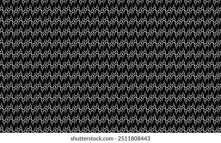 Geometric pattern design. Abstract fabrics texture in random motif dark background.