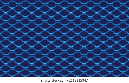 Geometric pattern design. Abstract fabrics texture in dark blue background.