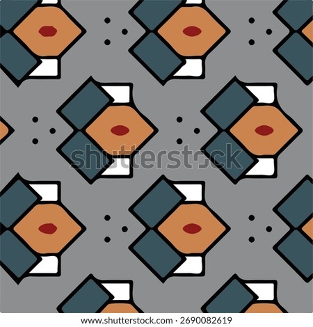 Geometric Pattern Design Atr illustration