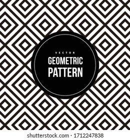 Geometrisches Muster in Schwarz-Weiß