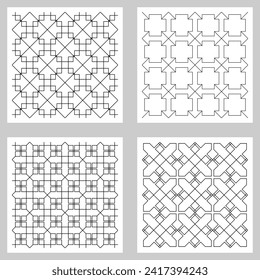 geometric pattern design, black and white pattern, vector pattern