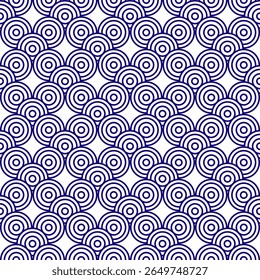 Geometric pattern design of circular shapes digital art abstract environment modern style unique viewpoint