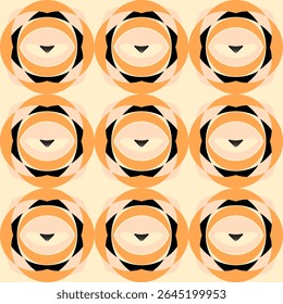 Geometric pattern design digital art abstract composition creative environment top view visual concept, seamless pattern