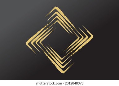 Geometric pattern design with four corners abstract vector eps.10 . file