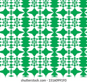 Geometric pattern design green and white for amazing background and wallpaper 