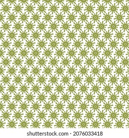 Geometric Pattern Design In Olive Color