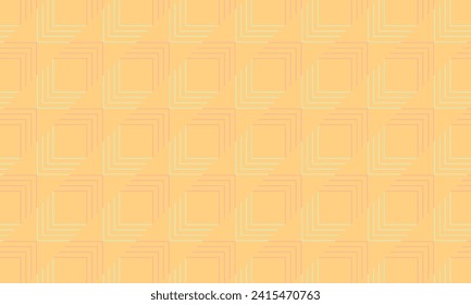 Geometrisches Muster mit orangefarbener Pastellfarbe.