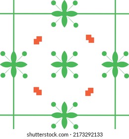 Geometric pattern design. Ornament pattern suitable for fabric, illustration, paper print, wallpaper design.