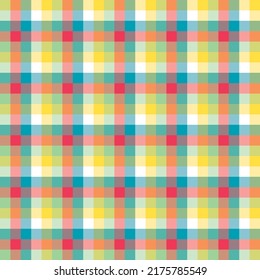 Geometric pattern design. Ornament pattern suitable for fabric, illustration, paper print, wallpaper. Rain-blow colour style.