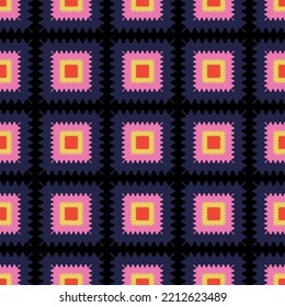 Geometric pattern design. Ornament pattern suitable for fabric, illustration, paper print.