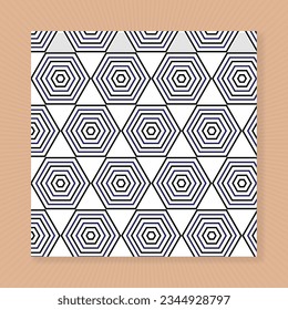Geometric Pattern Design With Polygon Shapes