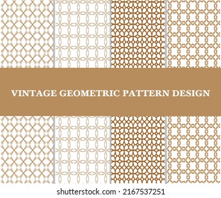 GEOMETRIC PATTERN DESIGN. This pattern editable easily