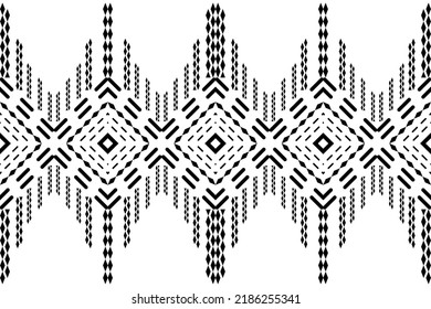 Geometric pattern design,Design for background, wallpaper, vector illustration, fabric, clothing, carpet, textile, batik, embroidery.