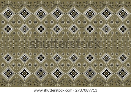 Geometric pattern designs stand out for their uniqueness, as they incorporate various shapes such as circles, squares, triangles, and straight lines to create orderly and balanced patterns. The result of this kind of design tends to be modern, evoking a sense of simplicity while carrying powerful visual impact.

Using geometric shapes in fabric design reflects a sense of order and precision, lending the work a distinct charm with clarity and structure. Furthermore, these patterns can be applied in various art forms, such as in exhibitions or decorative spaces, enhancing the atmosphere with a modern and distinctive touch.

When geometric fabric patterns are incorporated into other artistic works, like paintings or architecture, they add depth and dimension to the piece by establishing a relationship between the shapes and the surrounding space. In this way, geometric patterns are not just visual embellishments; they also serve as a medium for conveying ideas and creativity in art, achieving a harmonious balance in the overall composition.