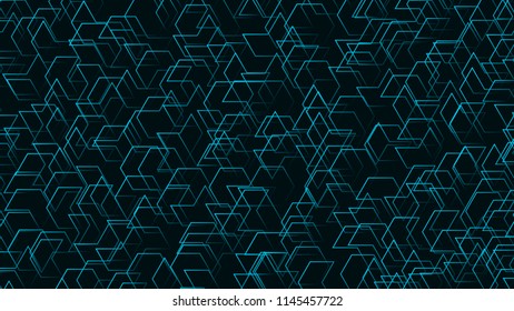 geometric pattern with different shapes abstract technology background