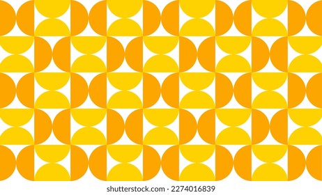 Geometric pattern of double arc. Illustration of geometric pattern. Pattern of half circle for background, layout, decoration, template, texture or wallpaper in graphic design