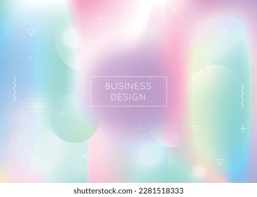 Geometric Pattern. Dynamic Dots. Magic Business Magazine. Memphis Flyer. Soft Layout. Hologram Texture. Blue Shiny Presentation. Neon Fluid. Violet Geometric Pattern