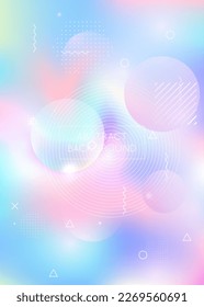 Geometric Pattern. Dynamic Flyer. Tech Multicolor Backdrop. Holographic Texture. Round Graphic. Neon Design. Science Dots. Violet Space Fluid. Purple Geometric Pattern