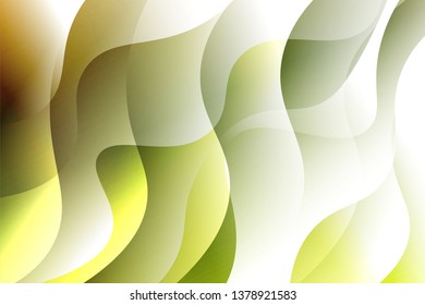 Geometric Pattern With Dynamic Lines, Wave. Creative Vector illustration. For club poster design