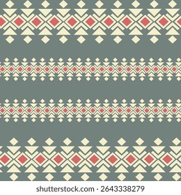 Geometric pattern with earthy tones