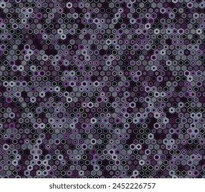 Geometric pattern. Geometric elements of varied style and color. Regular hexagon shapes. Tileable pattern. Seamless background. Amazing vector illustration.