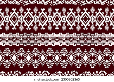 Geometric pattern, Ethnic ikat seamless pattern, African style, Abstract vector, Chevron embroidery, Paisley embroidery, Navajo aboriginal pattern, Aztec and tribal motifs, Vector hand drawn style.