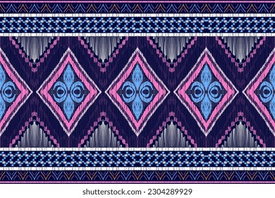 Geometric pattern, Ethnic ikat seamless pattern, African style, Abstract vector, Chevron embroidery, Paisley embroidery, Navajo aboriginal pattern, Aztec and tribal motifs, Vector hand drawn style. 