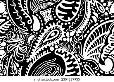 Geometric pattern, Ethnic ikat seamless pattern, African style, Abstract vector, Chevron embroidery, Paisley embroidery, Navajo aboriginal pattern, Aztec and tribal motifs, Vector hand drawn style. 