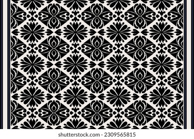 Geometric pattern, Ethnic ikat seamless pattern, African style, Abstract vector, Chevron embroidery, Paisley embroidery, Navajo aboriginal pattern, Aztec and tribal motifs, Vector hand drawn style. 