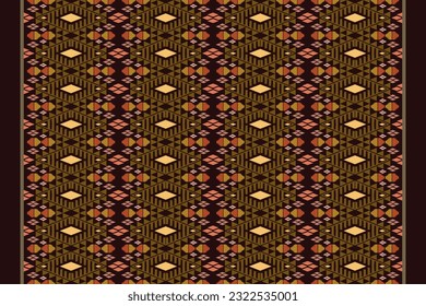 Geometric pattern, Ethnic ikat seamless pattern, African style, Abstract vector, Chevron embroidery, Paisley embroidery, Navajo aboriginal pattern, Aztec and tribal motifs, Vector hand drawn style. 