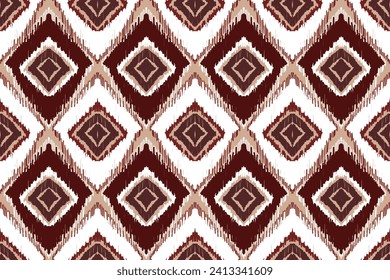 Geometric pattern, Ethnic ikat seamless pattern, African style, Abstract vector, Chevron embroidery, Paisley embroidery, Navajo aboriginal pattern, Aztec and tribal motifs, Vector hand drawn style.