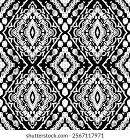 Geometric pattern, Ethnic ikat seamless pattern, African style, Abstract vector, Chevron embroidery, Paisley embroidery, Navajo aboriginal pattern, Aztec and tribal motifs, Vector hand drawn style.