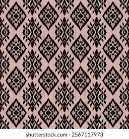 Geometric pattern, Ethnic ikat seamless pattern, African style, Abstract vector, Chevron embroidery, Paisley embroidery, Navajo aboriginal pattern, Aztec and tribal motifs, Vector hand drawn style.