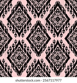 Geometric pattern, Ethnic ikat seamless pattern, African style, Abstract vector, Chevron embroidery, Paisley embroidery, Navajo aboriginal pattern, Aztec and tribal motifs, Vector hand drawn style.