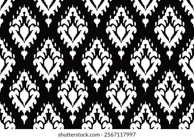 Geometric pattern, Ethnic ikat seamless pattern, African style, Abstract vector, Chevron embroidery, Paisley embroidery, Navajo aboriginal pattern, Aztec and tribal motifs, Vector hand drawn style.