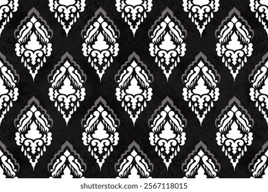 Geometric pattern, Ethnic ikat seamless pattern, African style, Abstract vector, Chevron embroidery, Paisley embroidery, Navajo aboriginal pattern, Aztec and tribal motifs, Vector hand drawn style.