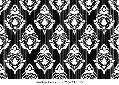 Geometric pattern, Ethnic ikat seamless pattern, African style, Abstract vector, Chevron embroidery, Paisley embroidery, Navajo aboriginal pattern, Aztec and tribal motifs, Vector hand drawn style.