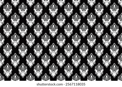 Geometric pattern, Ethnic ikat seamless pattern, African style, Abstract vector, Chevron embroidery, Paisley embroidery, Navajo aboriginal pattern, Aztec and tribal motifs, Vector hand drawn style.