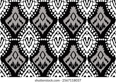 Geometric pattern, Ethnic ikat seamless pattern, African style, Abstract vector, Chevron embroidery, Paisley embroidery, Navajo aboriginal pattern, Aztec and tribal motifs, Vector hand drawn style.