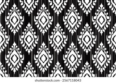 Geometric pattern, Ethnic ikat seamless pattern, African style, Abstract vector, Chevron embroidery, Paisley embroidery, Navajo aboriginal pattern, Aztec and tribal motifs, Vector hand drawn style.