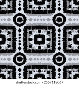 Geometric pattern, Ethnic ikat seamless pattern, African style, Abstract vector, Chevron embroidery, Paisley embroidery, Navajo aboriginal pattern, Aztec and tribal motifs, Vector hand drawn style.