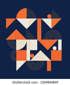 geometric pattern. ethnic ornament. Abstract background - colorful lines. Vector illustration.