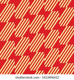 Geometric pattern. Ethnic seamless ornament. Abstract background - colorful lines. Vector illustration