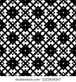 Patrón geométrico de estilo étnico. Fondo sin inconvenientes con formas abstractas. Papel pintado en blanco y negro. Resumen de fondo con Patrón repetitivo para la decoración, textil y de tela.