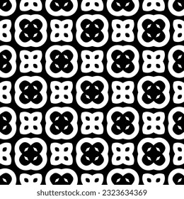 Patrón geométrico de estilo étnico. Fondo sin inconvenientes con formas abstractas. Papel pintado en blanco y negro. Resumen de fondo con Patrón repetitivo para la decoración, textil y de tela.