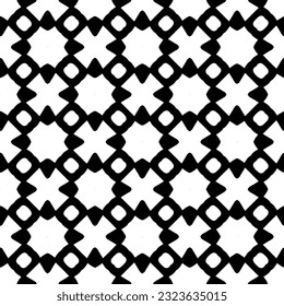 Geometric pattern in ethnic style. Seamless background  with  abstract shapes. Black and white wallpaper. Abstract background  with Repeating pattern for decor, textile and fabric.