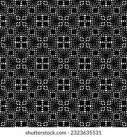 Geometric pattern in ethnic style. Seamless background  with  abstract shapes. Black and white wallpaper. Abstract background  with Repeating pattern for decor, textile and fabric.